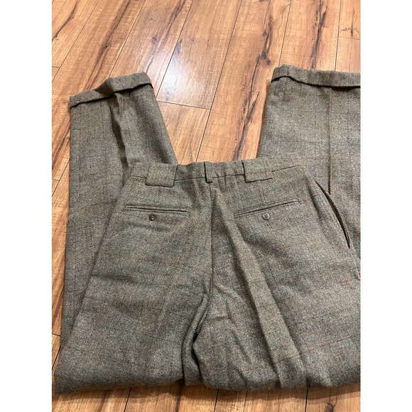 Vintage Polo Ralph Lauren womens plaid wool pants trousers - Picture 3 of 7